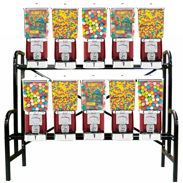 10 Unit Bulk Vending Rack Combo
