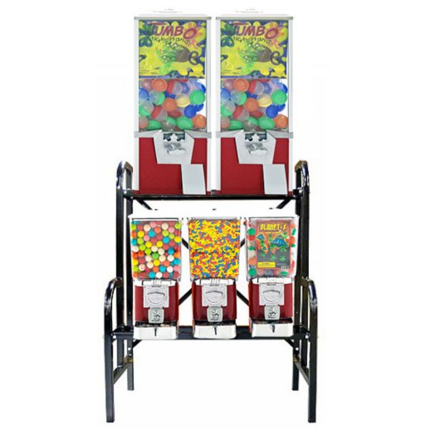 5 Unit Toy & Gumball Vending Machine