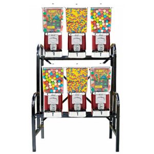 6 Unit Bulk Vending Rack Combo