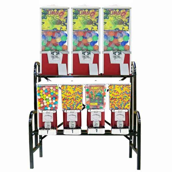 9 Unit Toy Vending Rack Combo