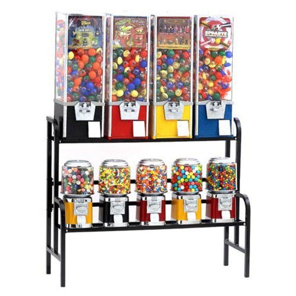 9 Unit Toy Vending Rack Combo
