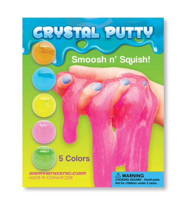 Crystal Putty Vending Capsules (1-inch) 250 ct