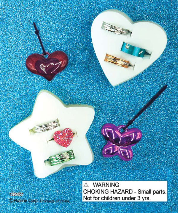 Necklace & Ring Mix Vending Capsules (1 inch) 250ct