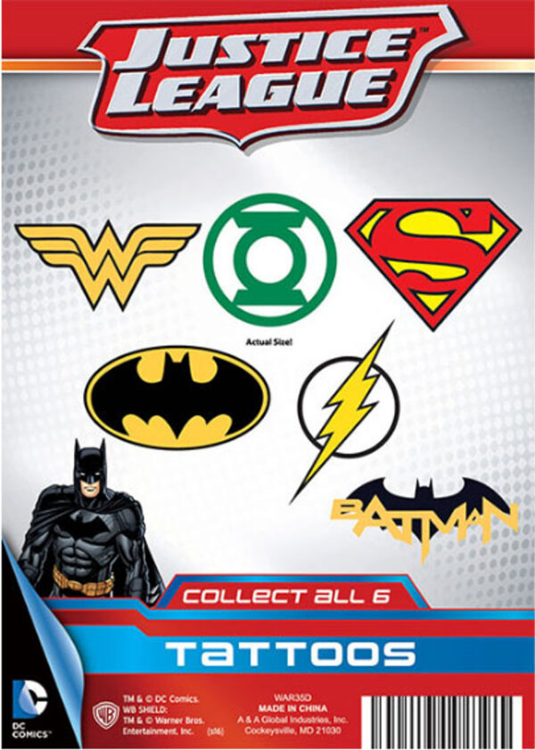 DC Comics Logo Tattoos Vending Capsules (1-inch) 250 ct