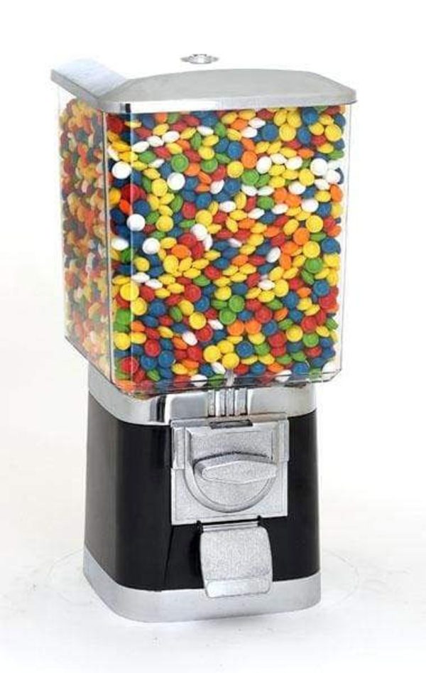 RHINO SUPREME METAL BULK GUMBALL AND CANDY VENDING MACHINE A traditional style for bulk vending The Rhino Supreme Bulk Vending Machine features
