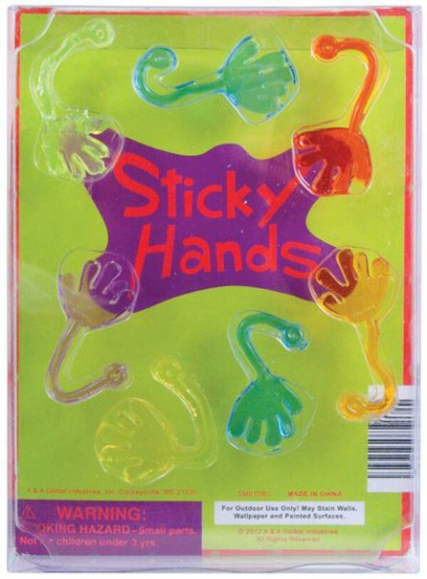 Sticky Hands Vending Capsules
