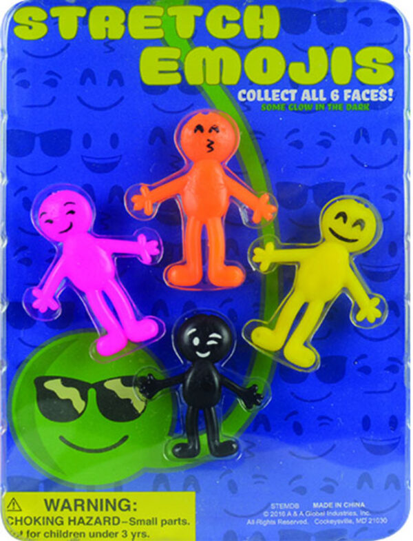 Stretch Emojis Vending Capsules (1-inch) 250 ct